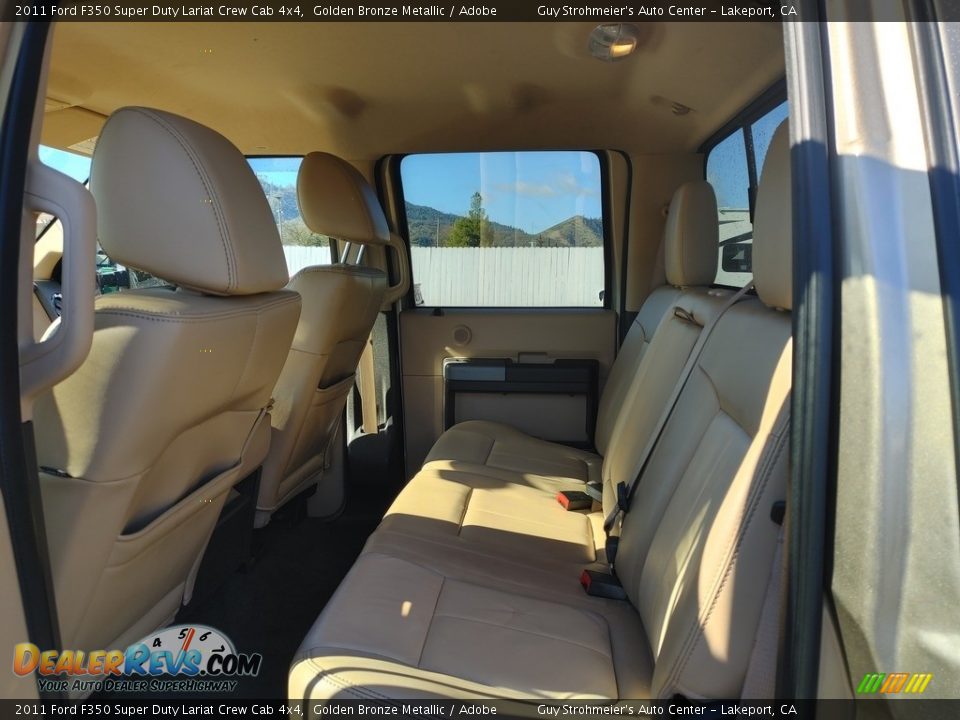 2011 Ford F350 Super Duty Lariat Crew Cab 4x4 Golden Bronze Metallic / Adobe Photo #7