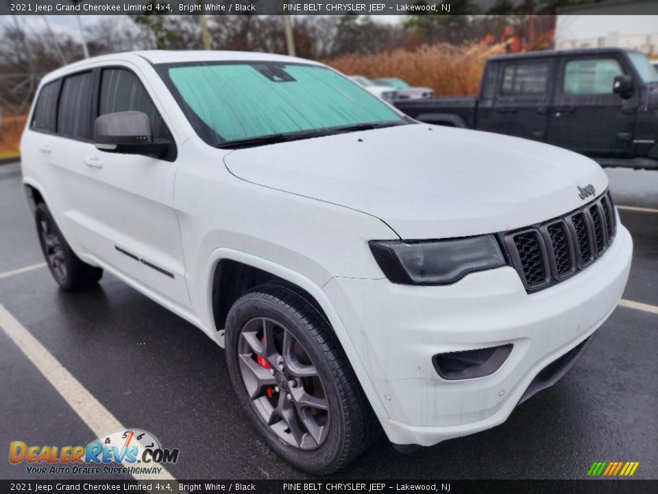 2021 Jeep Grand Cherokee Limited 4x4 Bright White / Black Photo #3