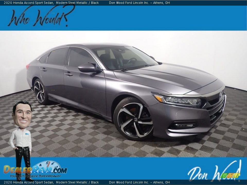 2020 Honda Accord Sport Sedan Modern Steel Metallic / Black Photo #1