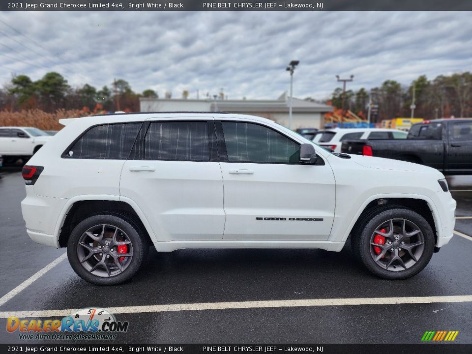 2021 Jeep Grand Cherokee Limited 4x4 Bright White / Black Photo #4