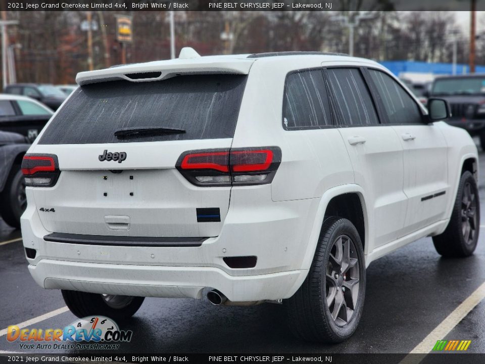 2021 Jeep Grand Cherokee Limited 4x4 Bright White / Black Photo #6