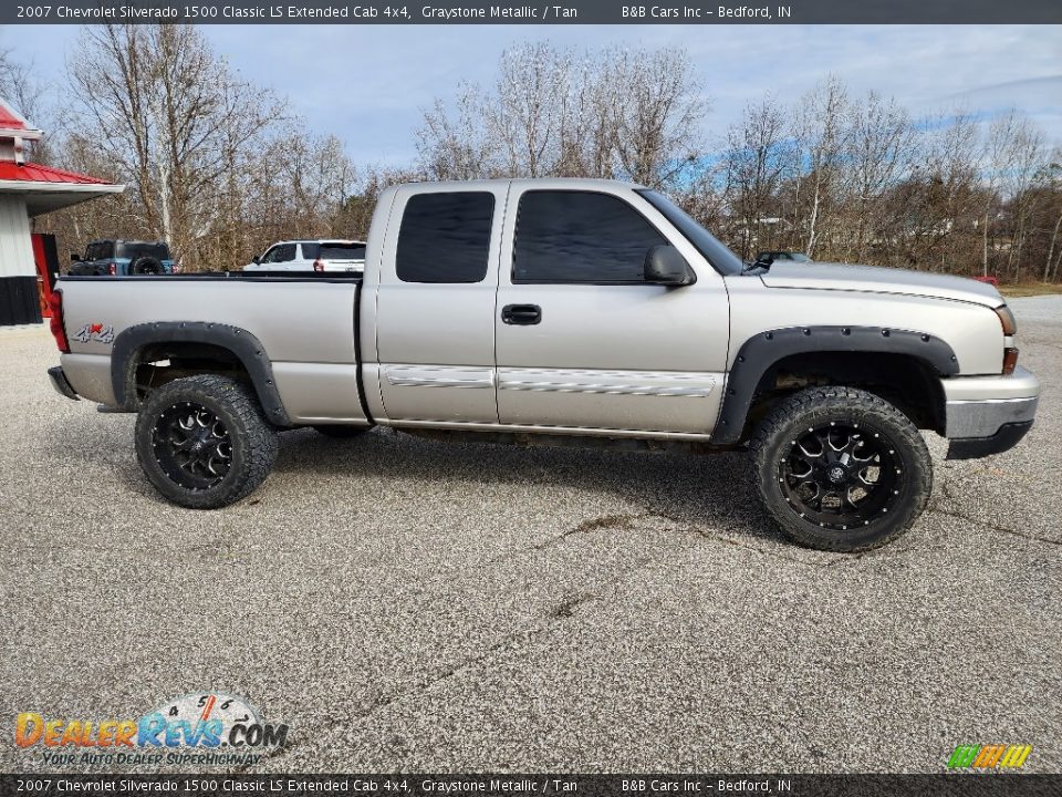 2007 Chevrolet Silverado 1500 Classic LS Extended Cab 4x4 Graystone Metallic / Tan Photo #19