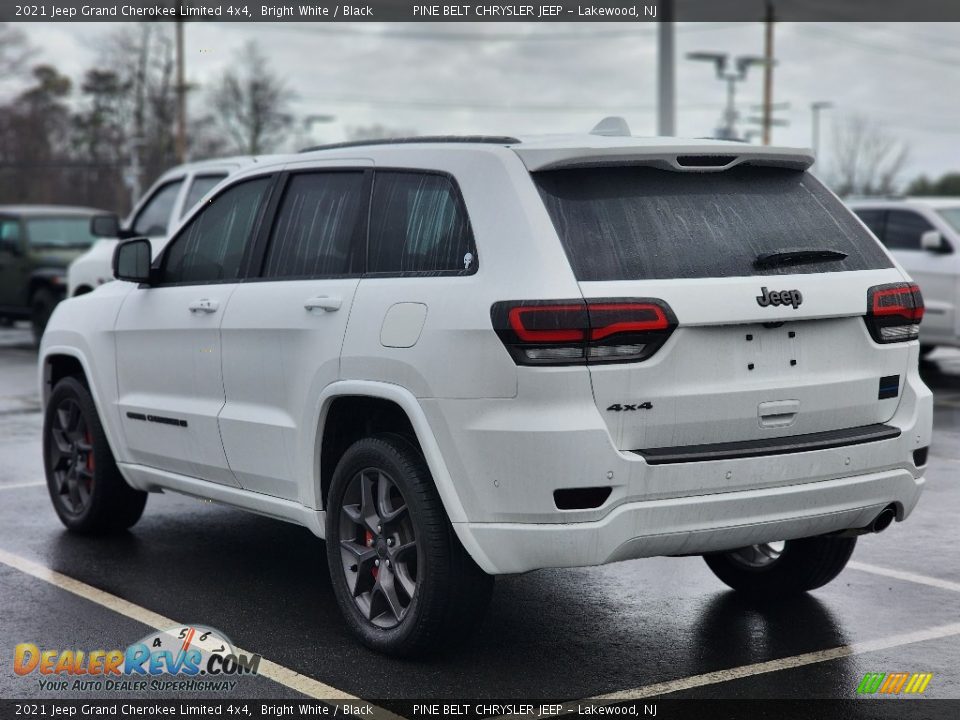 2021 Jeep Grand Cherokee Limited 4x4 Bright White / Black Photo #8