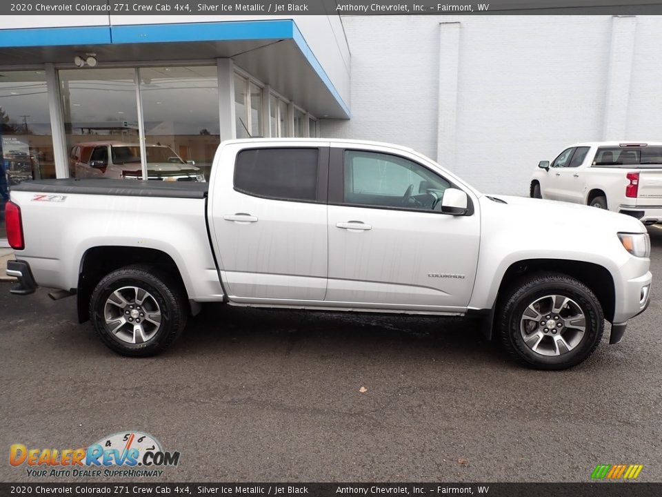2020 Chevrolet Colorado Z71 Crew Cab 4x4 Silver Ice Metallic / Jet Black Photo #2