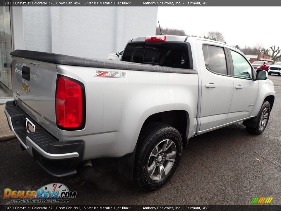 2020 Chevrolet Colorado Z71 Crew Cab 4x4 Silver Ice Metallic / Jet Black Photo #3