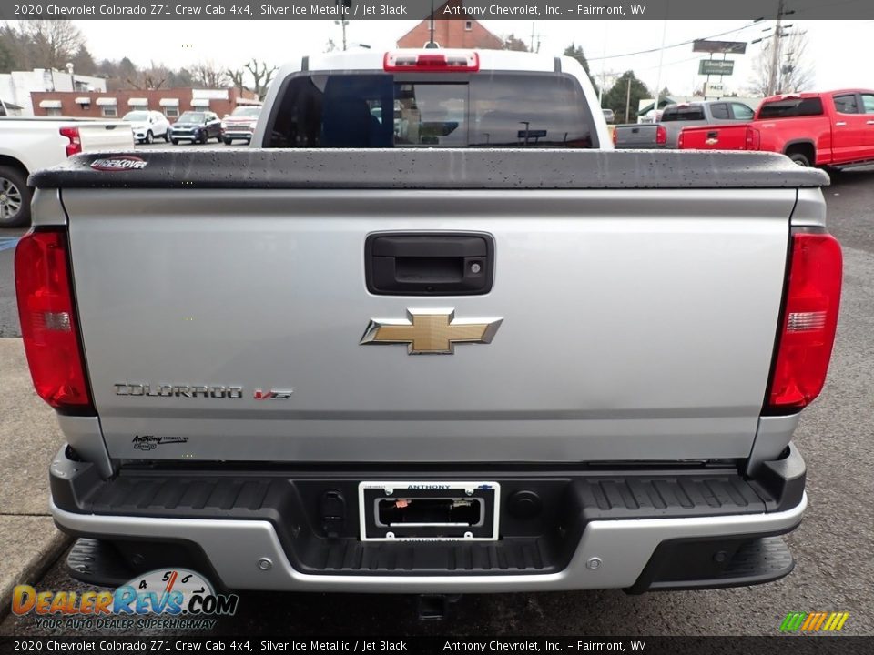 2020 Chevrolet Colorado Z71 Crew Cab 4x4 Silver Ice Metallic / Jet Black Photo #4