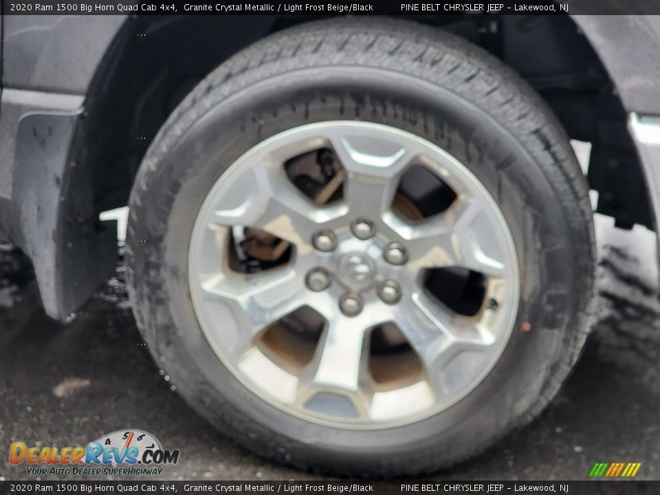 2020 Ram 1500 Big Horn Quad Cab 4x4 Granite Crystal Metallic / Light Frost Beige/Black Photo #9