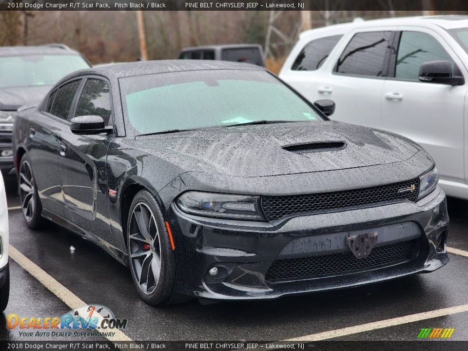 2018 Dodge Charger R/T Scat Pack Pitch Black / Black Photo #3