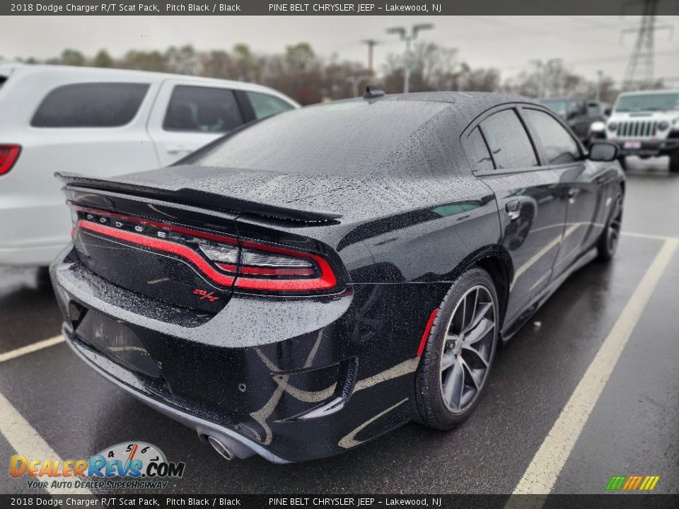 2018 Dodge Charger R/T Scat Pack Pitch Black / Black Photo #4