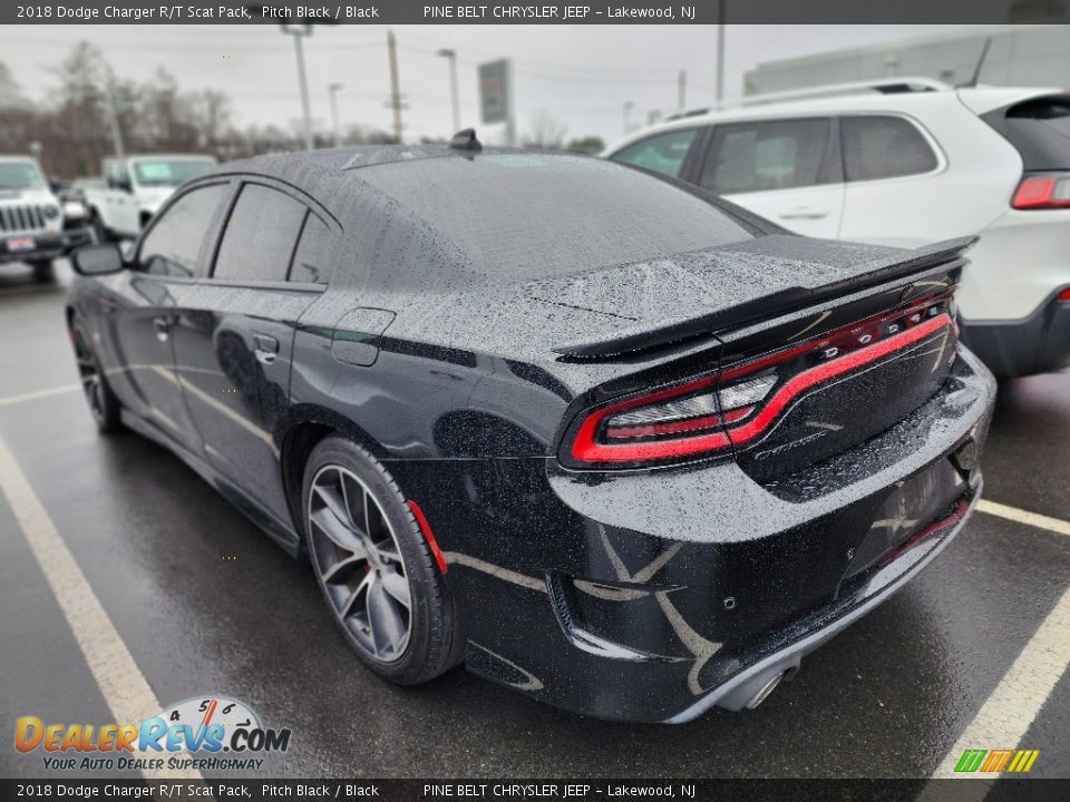 2018 Dodge Charger R/T Scat Pack Pitch Black / Black Photo #6