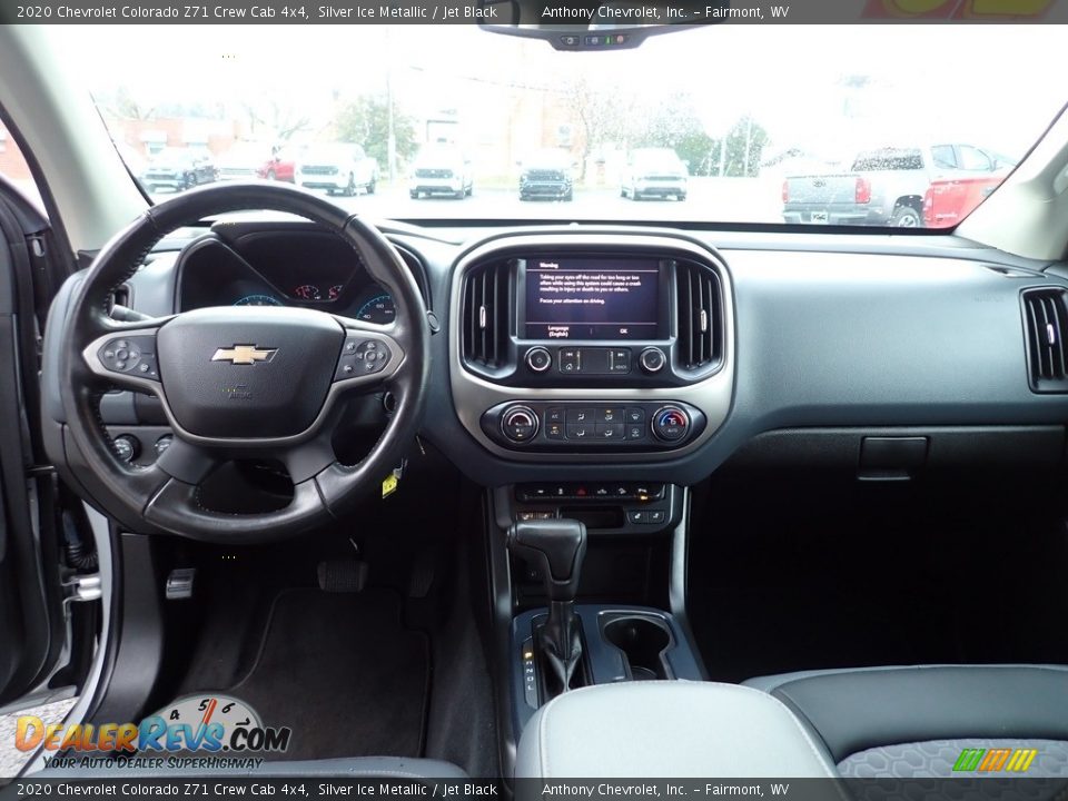 2020 Chevrolet Colorado Z71 Crew Cab 4x4 Silver Ice Metallic / Jet Black Photo #13
