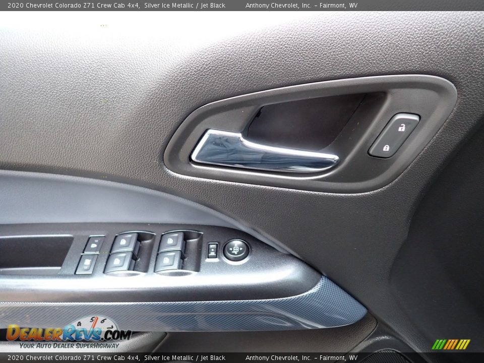 2020 Chevrolet Colorado Z71 Crew Cab 4x4 Silver Ice Metallic / Jet Black Photo #14