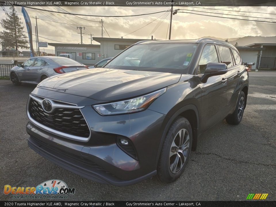 2020 Toyota Highlander XLE AWD Magnetic Gray Metallic / Black Photo #3