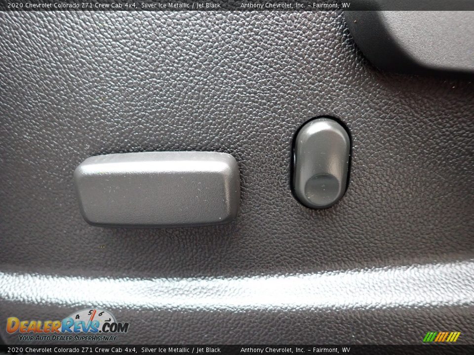 2020 Chevrolet Colorado Z71 Crew Cab 4x4 Silver Ice Metallic / Jet Black Photo #16