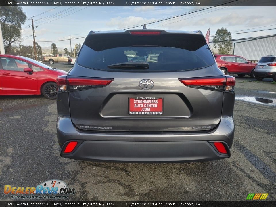 2020 Toyota Highlander XLE AWD Magnetic Gray Metallic / Black Photo #5