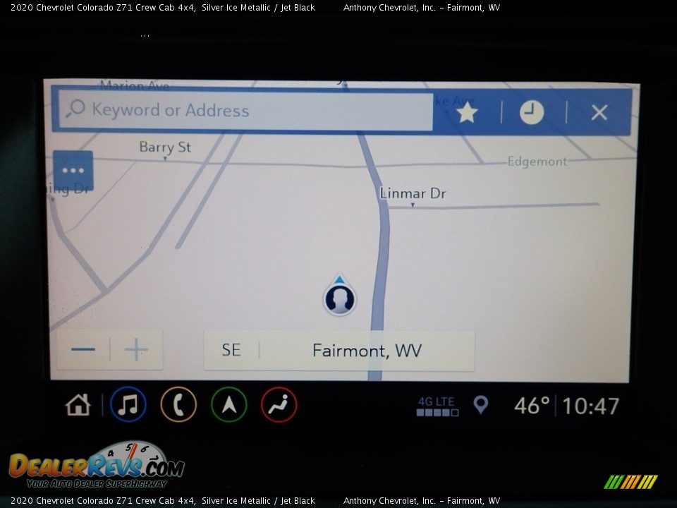 2020 Chevrolet Colorado Z71 Crew Cab 4x4 Silver Ice Metallic / Jet Black Photo #17