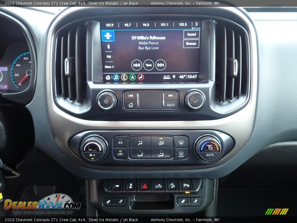 2020 Chevrolet Colorado Z71 Crew Cab 4x4 Silver Ice Metallic / Jet Black Photo #19