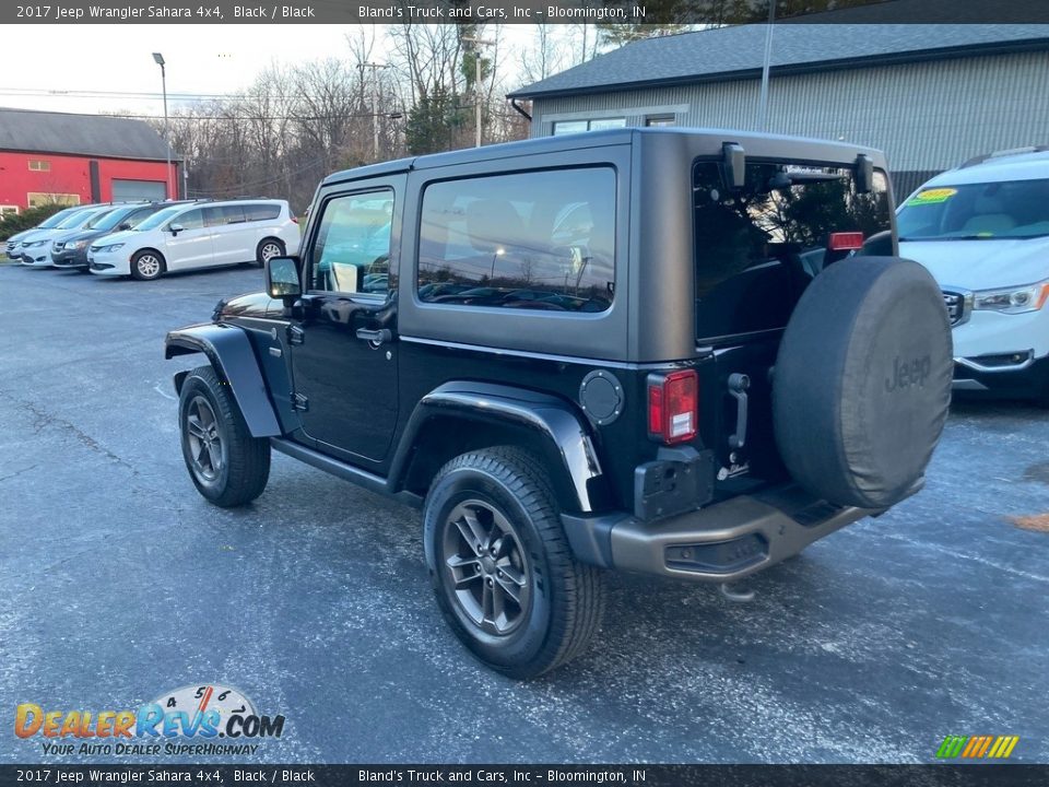 2017 Jeep Wrangler Sahara 4x4 Black / Black Photo #3