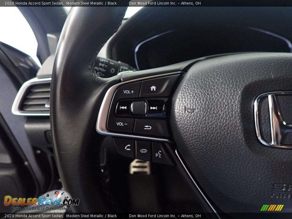 2020 Honda Accord Sport Sedan Modern Steel Metallic / Black Photo #27