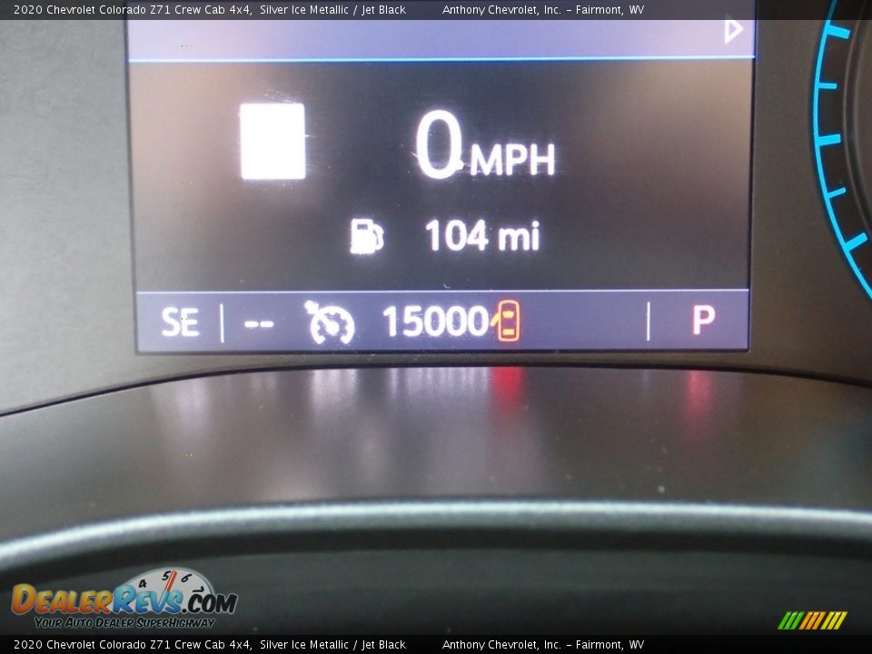 2020 Chevrolet Colorado Z71 Crew Cab 4x4 Silver Ice Metallic / Jet Black Photo #20