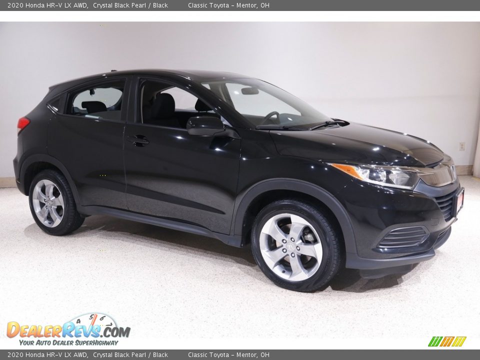 2020 Honda HR-V LX AWD Crystal Black Pearl / Black Photo #1