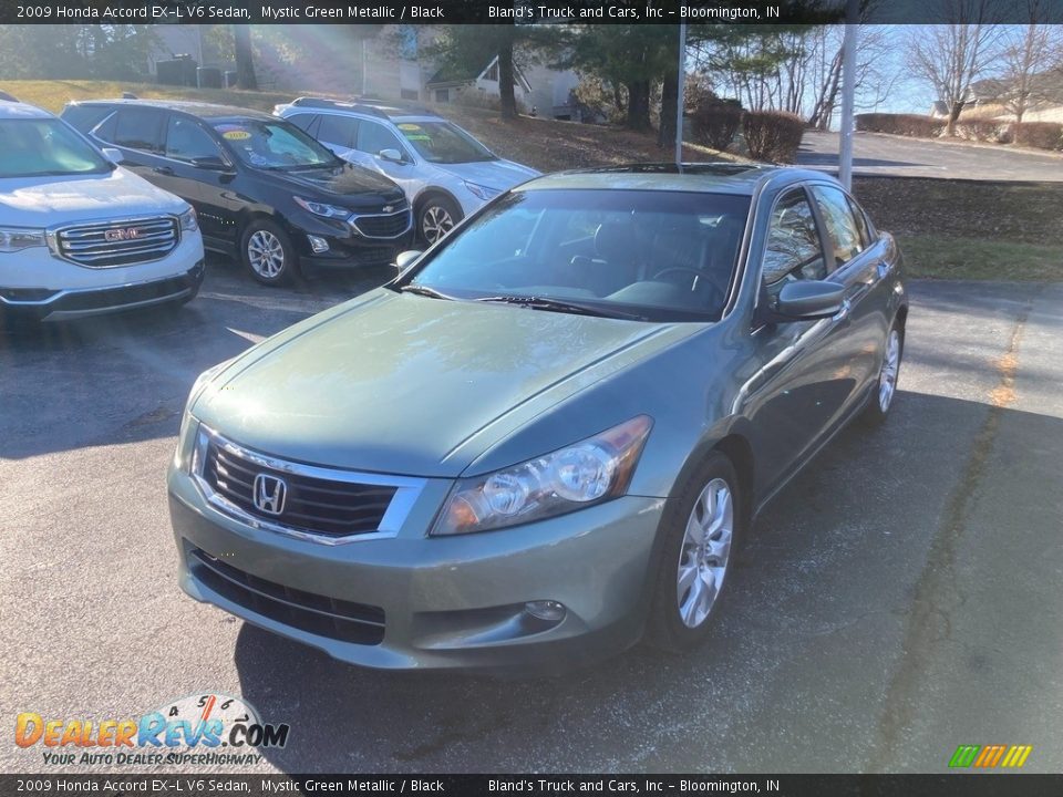 2009 Honda Accord EX-L V6 Sedan Mystic Green Metallic / Black Photo #2