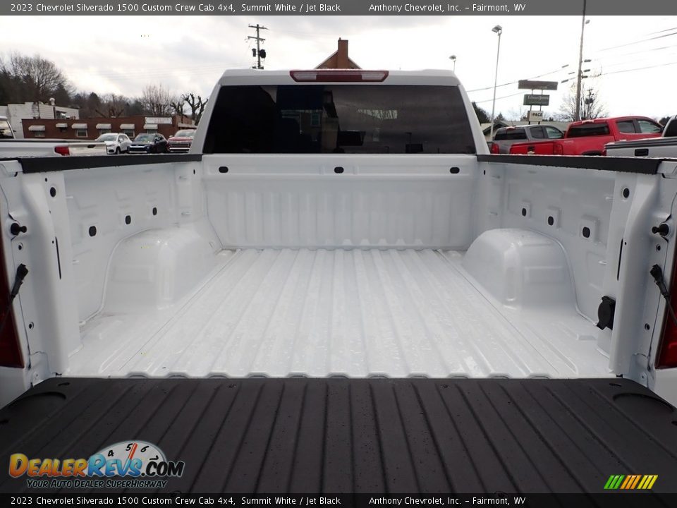2023 Chevrolet Silverado 1500 Custom Crew Cab 4x4 Summit White / Jet Black Photo #6