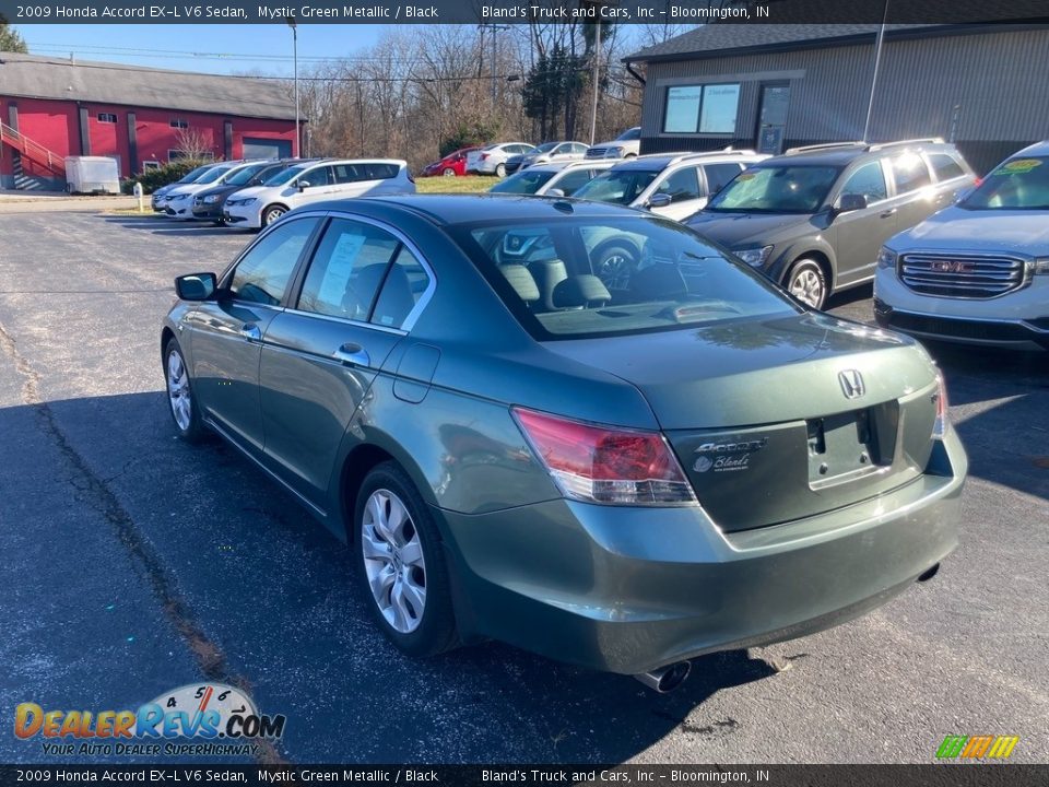 2009 Honda Accord EX-L V6 Sedan Mystic Green Metallic / Black Photo #3