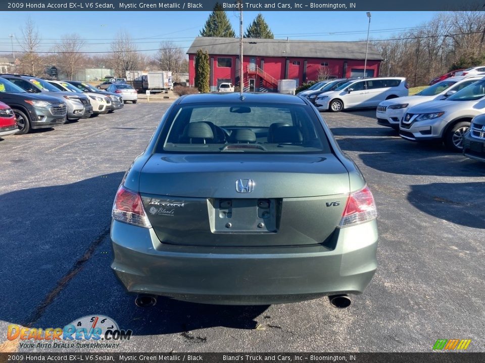 2009 Honda Accord EX-L V6 Sedan Mystic Green Metallic / Black Photo #4