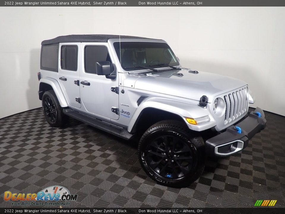 2022 Jeep Wrangler Unlimited Sahara 4XE Hybrid Silver Zynith / Black Photo #5