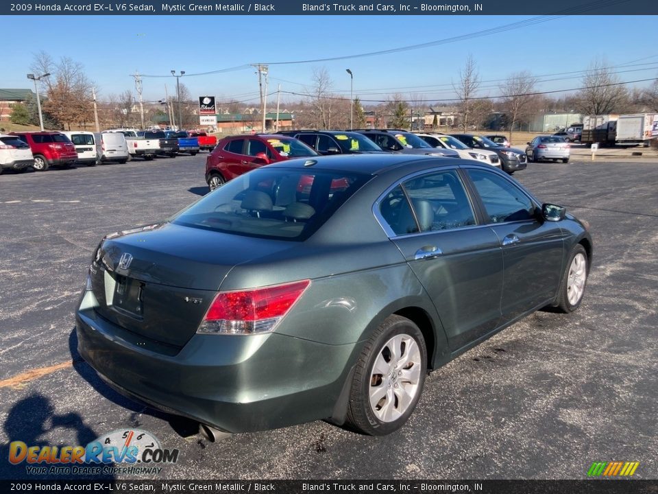 2009 Honda Accord EX-L V6 Sedan Mystic Green Metallic / Black Photo #5