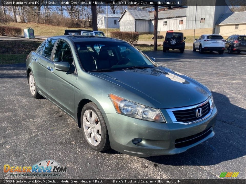 2009 Honda Accord EX-L V6 Sedan Mystic Green Metallic / Black Photo #6