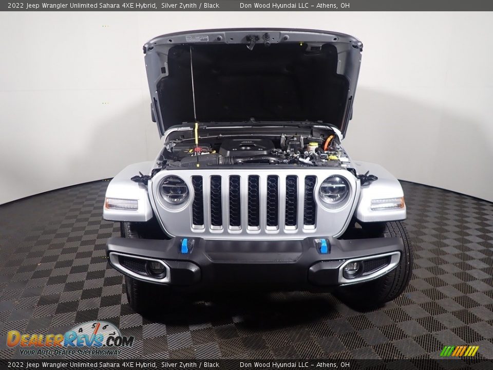 2022 Jeep Wrangler Unlimited Sahara 4XE Hybrid Silver Zynith / Black Photo #8
