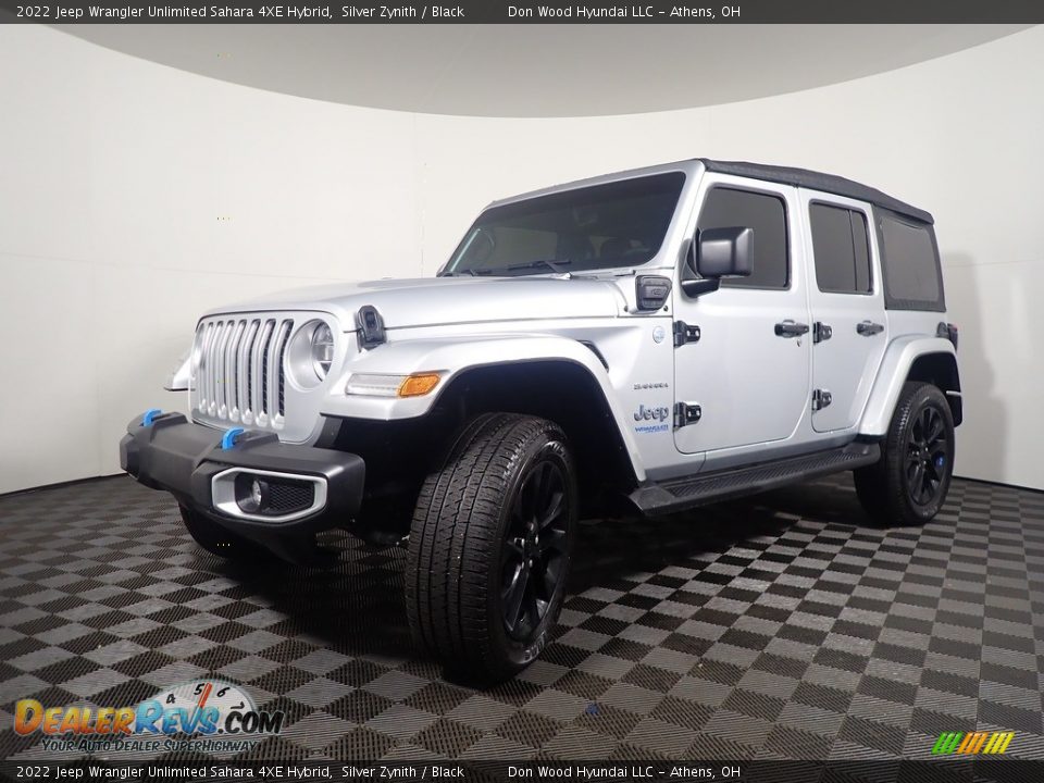 2022 Jeep Wrangler Unlimited Sahara 4XE Hybrid Silver Zynith / Black Photo #10