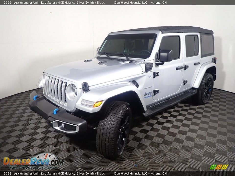 2022 Jeep Wrangler Unlimited Sahara 4XE Hybrid Silver Zynith / Black Photo #11