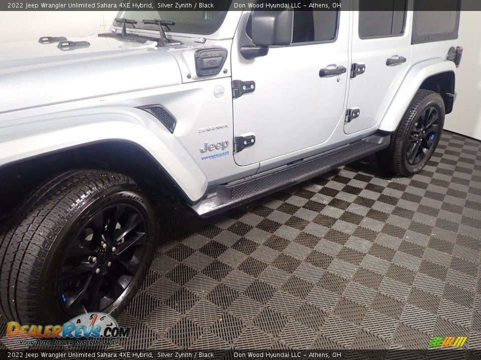 2022 Jeep Wrangler Unlimited Sahara 4XE Hybrid Silver Zynith / Black Photo #12