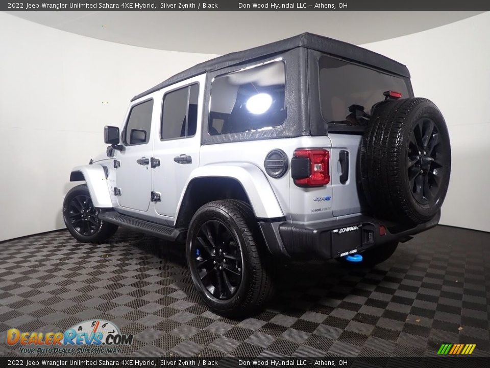 2022 Jeep Wrangler Unlimited Sahara 4XE Hybrid Silver Zynith / Black Photo #13
