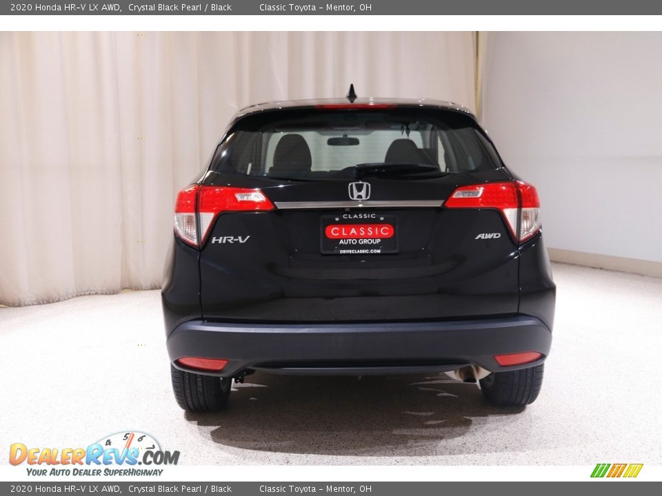 2020 Honda HR-V LX AWD Crystal Black Pearl / Black Photo #17