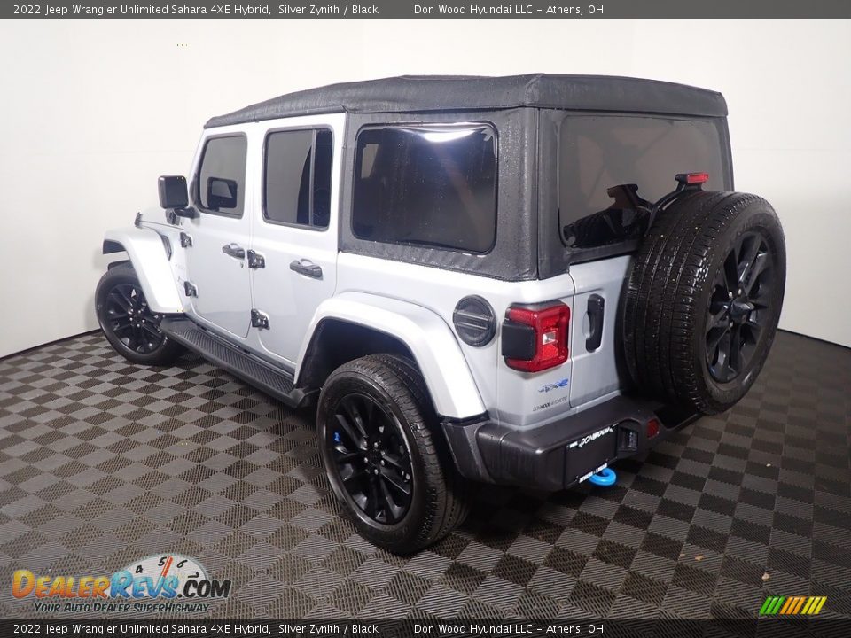 2022 Jeep Wrangler Unlimited Sahara 4XE Hybrid Silver Zynith / Black Photo #14