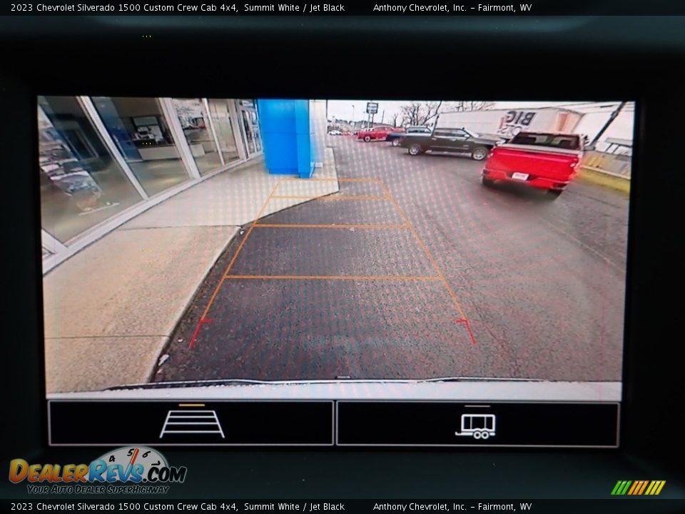 2023 Chevrolet Silverado 1500 Custom Crew Cab 4x4 Summit White / Jet Black Photo #19