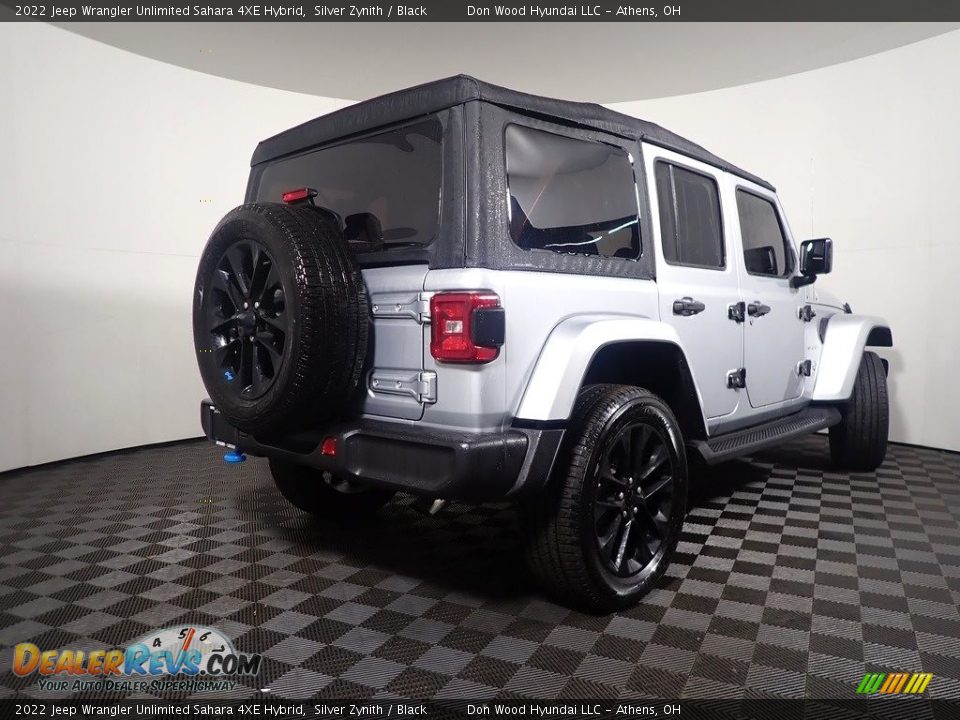 2022 Jeep Wrangler Unlimited Sahara 4XE Hybrid Silver Zynith / Black Photo #17