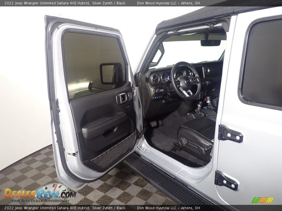2022 Jeep Wrangler Unlimited Sahara 4XE Hybrid Silver Zynith / Black Photo #19