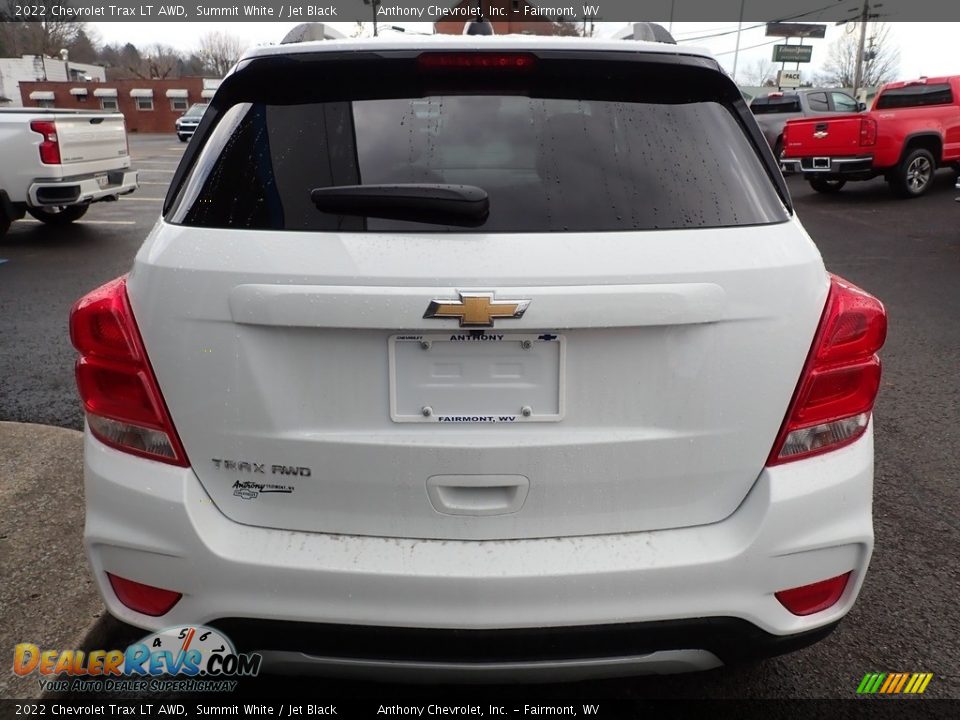 2022 Chevrolet Trax LT AWD Summit White / Jet Black Photo #4