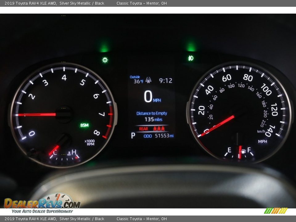 2019 Toyota RAV4 XLE AWD Silver Sky Metallic / Black Photo #8