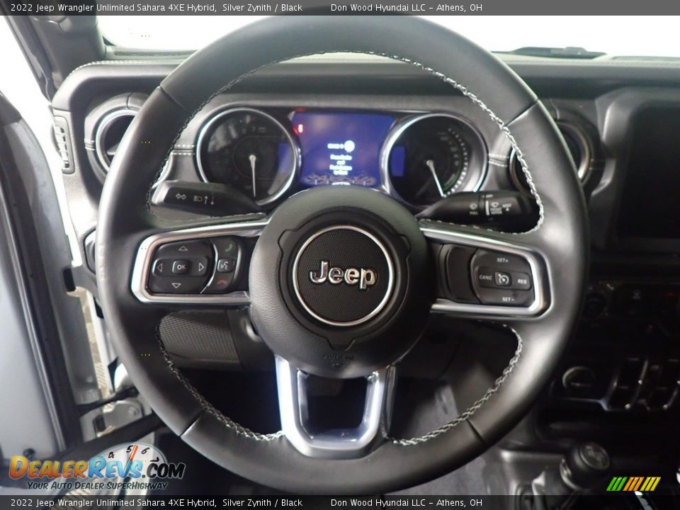 2022 Jeep Wrangler Unlimited Sahara 4XE Hybrid Silver Zynith / Black Photo #25