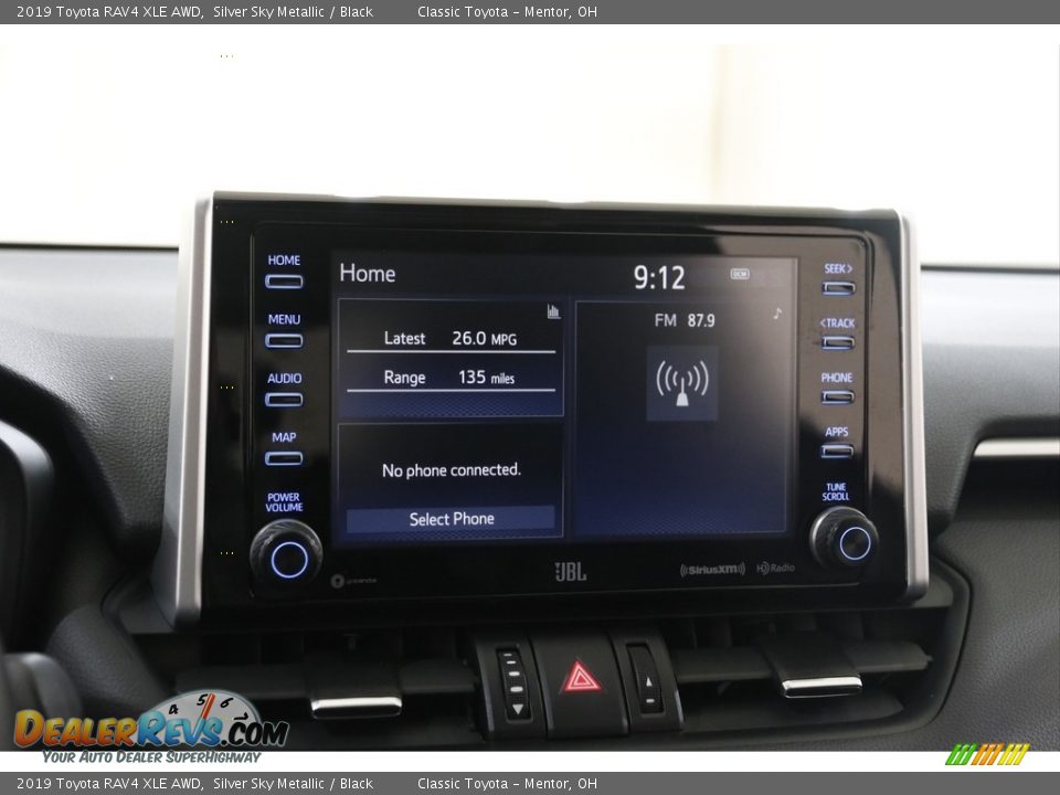 2019 Toyota RAV4 XLE AWD Silver Sky Metallic / Black Photo #10