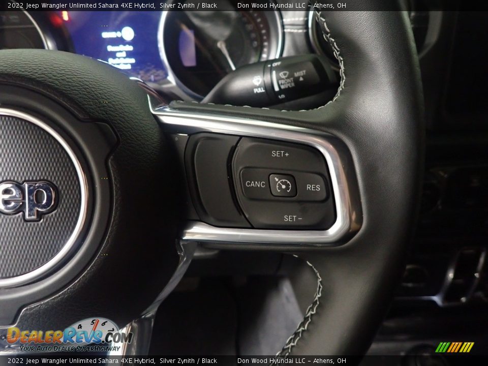 2022 Jeep Wrangler Unlimited Sahara 4XE Hybrid Silver Zynith / Black Photo #28
