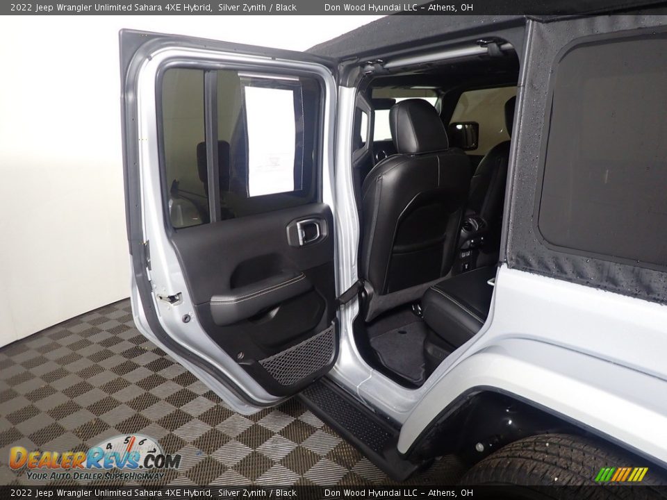 2022 Jeep Wrangler Unlimited Sahara 4XE Hybrid Silver Zynith / Black Photo #32