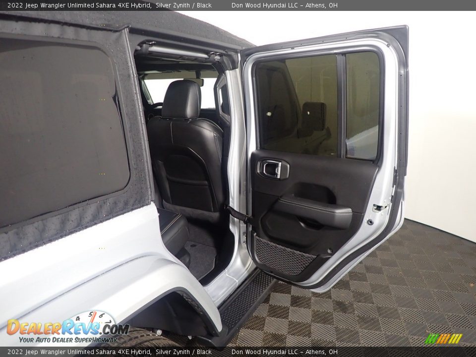 2022 Jeep Wrangler Unlimited Sahara 4XE Hybrid Silver Zynith / Black Photo #34