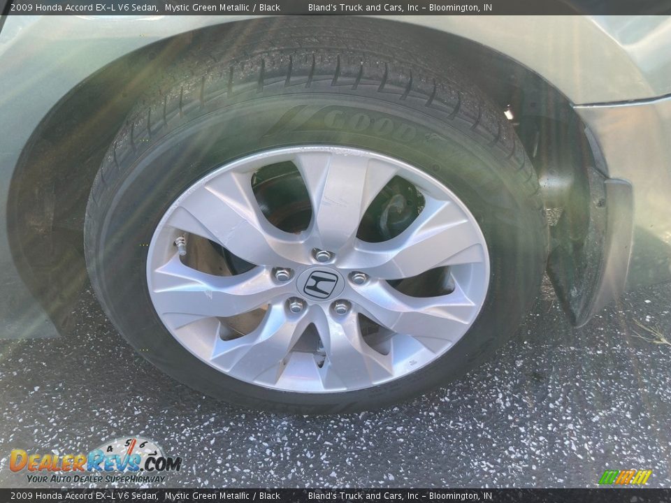 2009 Honda Accord EX-L V6 Sedan Mystic Green Metallic / Black Photo #31
